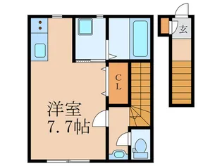 サムゴールド【2階】の間取り