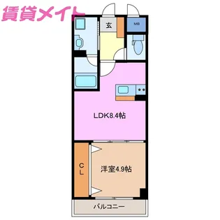 umi no mori【2階】の間取り