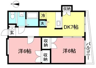 ラルゴ21【1階】の間取り