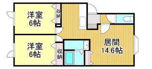 ル・シエルIII【1階】の間取り