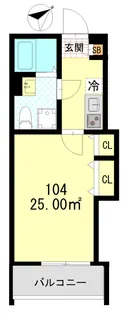 東海マンション【1階】の間取り