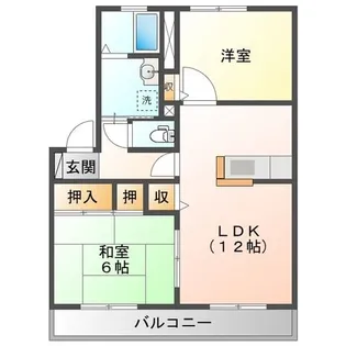 アイディールC【1階】の間取り