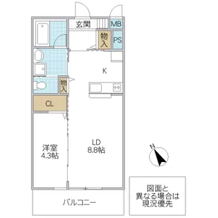 スペリアージュ【2階】の間取り