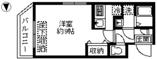 プレールドゥーク東新宿II【3階】の間取り