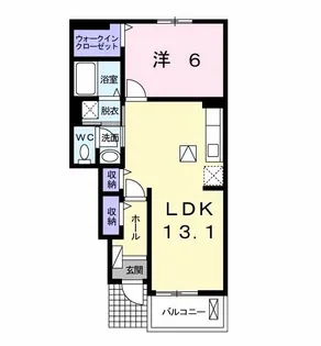グレイスメゾンA【1階】の間取り