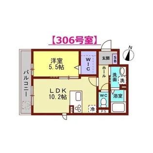 Le Ciel(ル シエル)【3階】の間取り