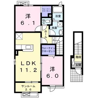 メゾン・ド・MOMO【2階】の間取り