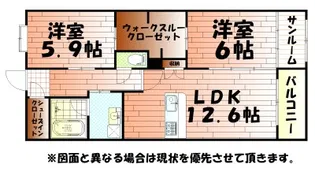 赤坂リプル【5階】の間取り