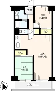 ローズタウン志津駅前【5階】の間取り