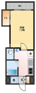 トレス宗方【2階】の間取り