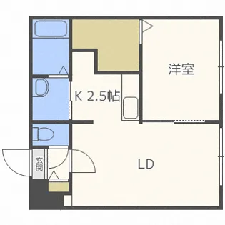 Estate N21(エステート北21)【2階】の間取り