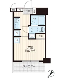 ステラコート横浜白楽【3階】の間取り