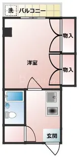 KOSMY岡山【3階】の間取り