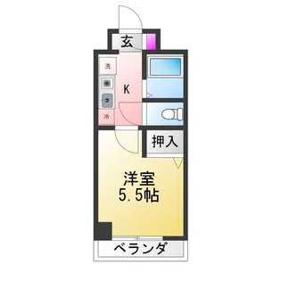 ヴァンベールエモリ【2階】の間取り