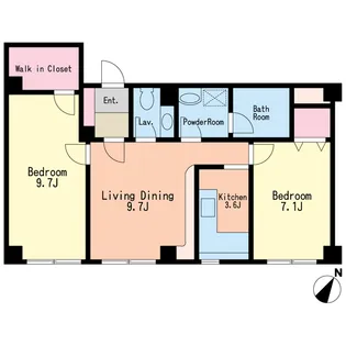 フィラ・ディ・カンピ【1階】の間取り