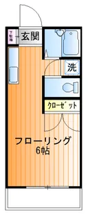 藤井ハイツ【1階】の間取り