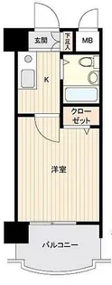 ラ・レジダンス・ド・レーヌ【2階】の間取り