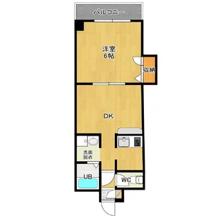 シティドミール【2階】の間取り