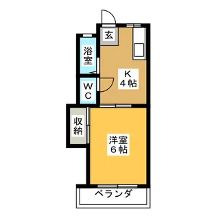 コーポみずたに【2階】の間取り