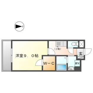AGATHA【2階】の間取り