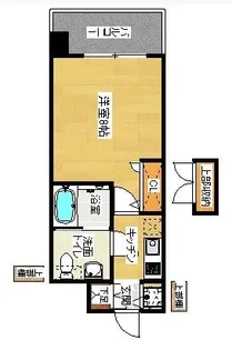 1Kの間取り画像