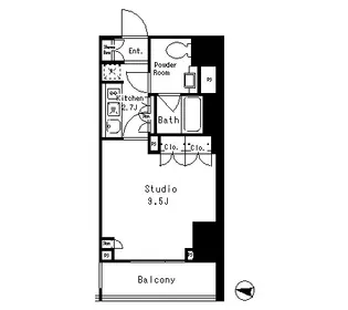 MFPRコート目黒南【4階】の間取り