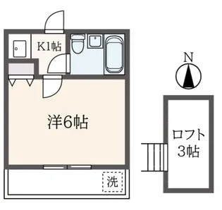 カーサパルII【2階】の間取り