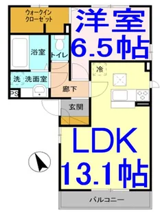 シャ・エラン【1階】の間取り