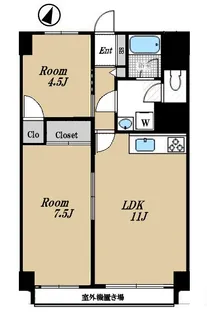 幡ヶ谷ゴールデンマンション【10階】の間取り