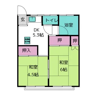 スライブI【2階】の間取り