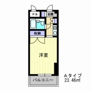 アルファ大供【4階】の間取り