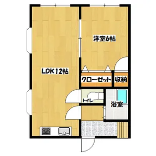 レジデンス富久C棟【2階】の間取り