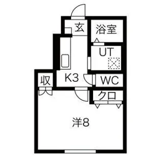 ブルック北上II【1階】の間取り