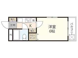 ブランズ弐番館【2階】の間取り