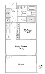 ルミークアン目黒の間取り