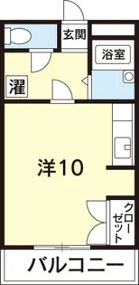 リバーサイドコーポM&E【1階】の間取り