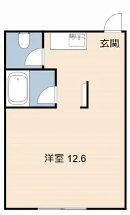 1Rの間取り画像