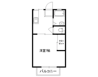 アーバンハイツA【2階】の間取り