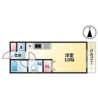センコーナイン【1階】の間取り