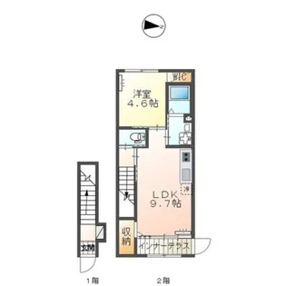 アムール・ルミエール【2階】の間取り