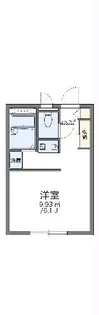 レオパレスプリマベーラ【2階】の間取り