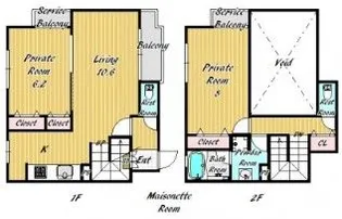 HORIE LUX【5階】の間取り