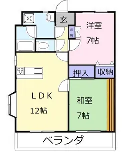 SOCIA優【2階】の間取り