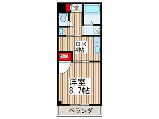オネストビル【2階】の間取り