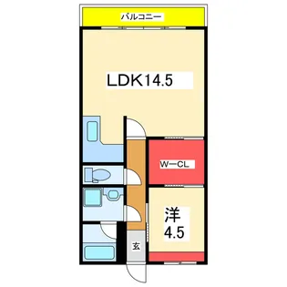 メゾン信濃【6階】の間取り