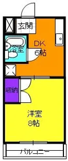 グランドヒルズ【2階】の間取り