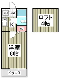 ローズアパートR14番館B棟【1階】の間取り