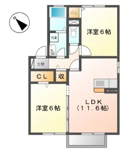 春夏秋冬【2階】の間取り
