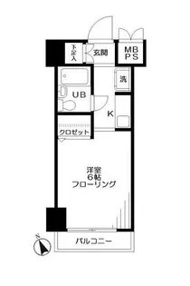 日神パレステージ目白【6階】の間取り