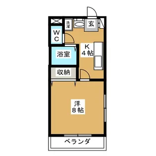 ビューテラス21C【2階】の間取り